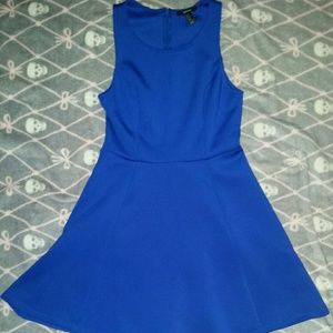 Royal Blue Skater Dress